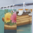 Corgi Lake Shower Curtain
