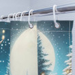 Corgi Santa Claus Shower Curtain