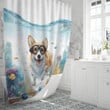 Corgi Shower Curtain