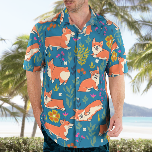 Corgi Hawaii Shirt