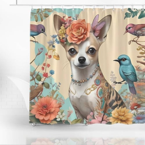 Chihuahua Shower Curtain