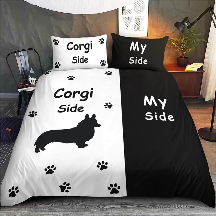 Corgi Bedding set - Corgi Side, My Side