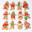 Gingerbread Man Christmas Tree Ornaments