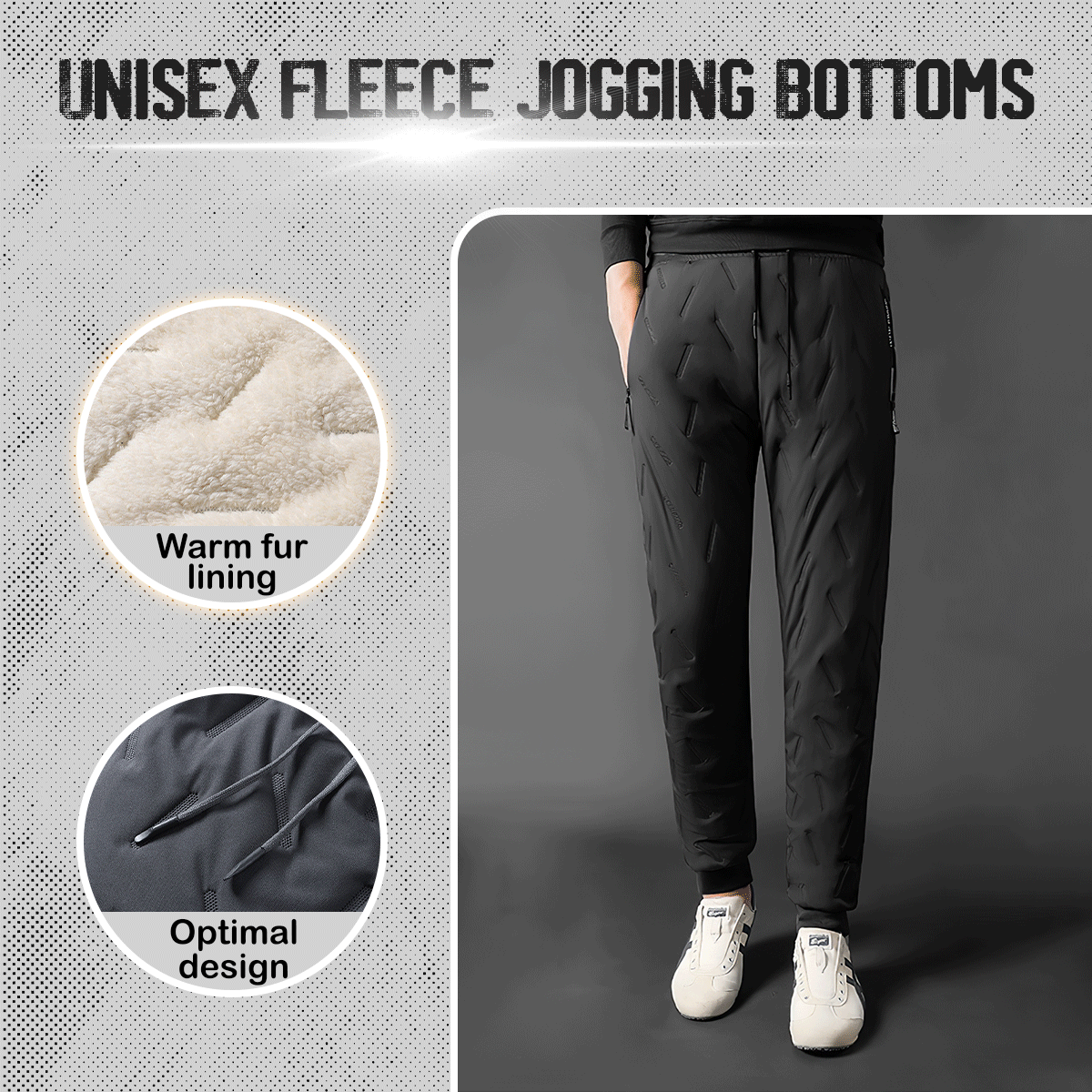 Unisex Fleece Jogging Bottoms