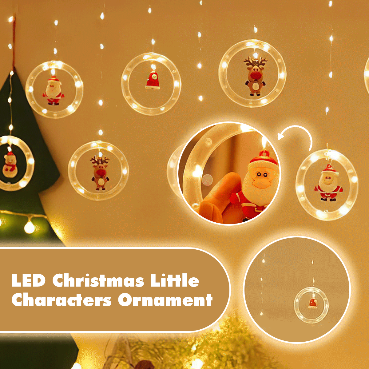 LED Christmas Little Characters Ornament