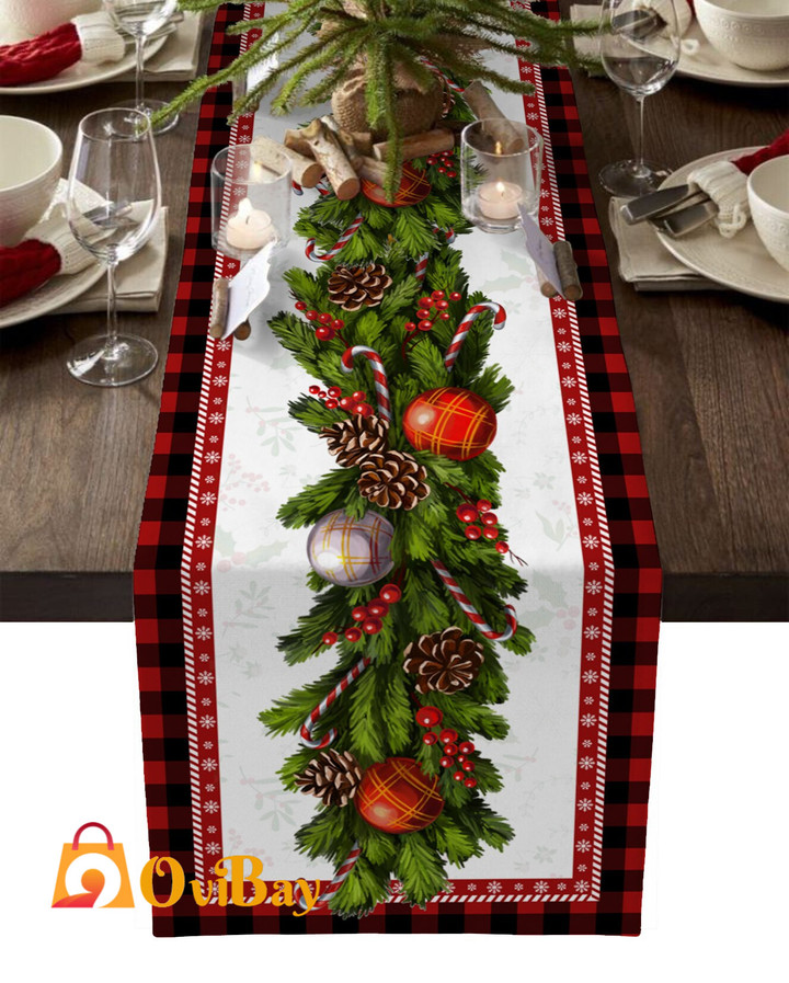 Table Cover Christmas Decoration Holiday Party Tablecloth