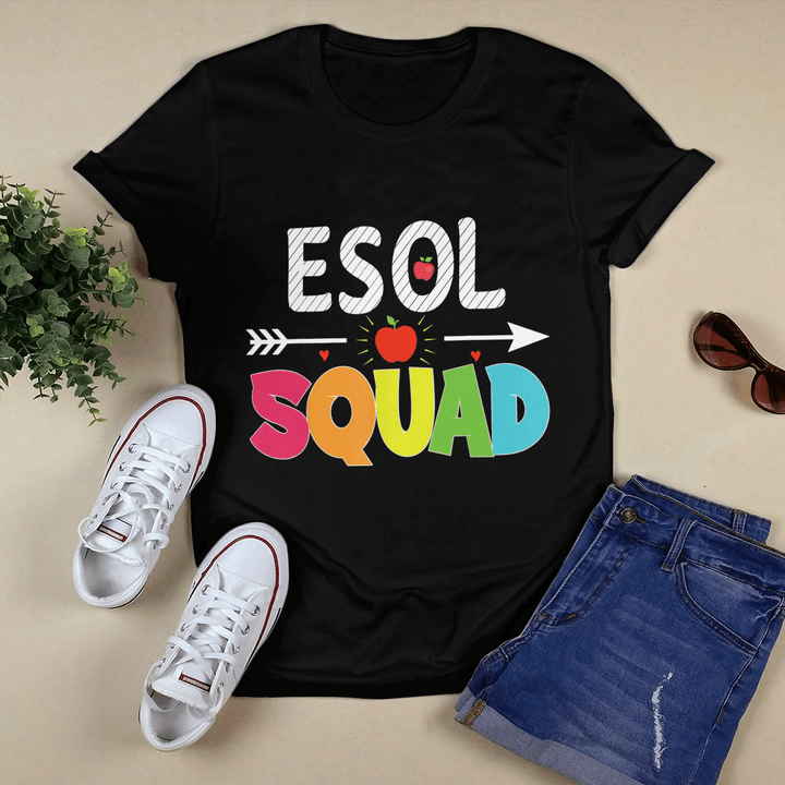 ESOL Squad Back to School Teachers Students T-Shirt