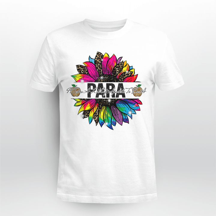 Paraprofessional Classic T-shirt Para Sunflower Sparkling