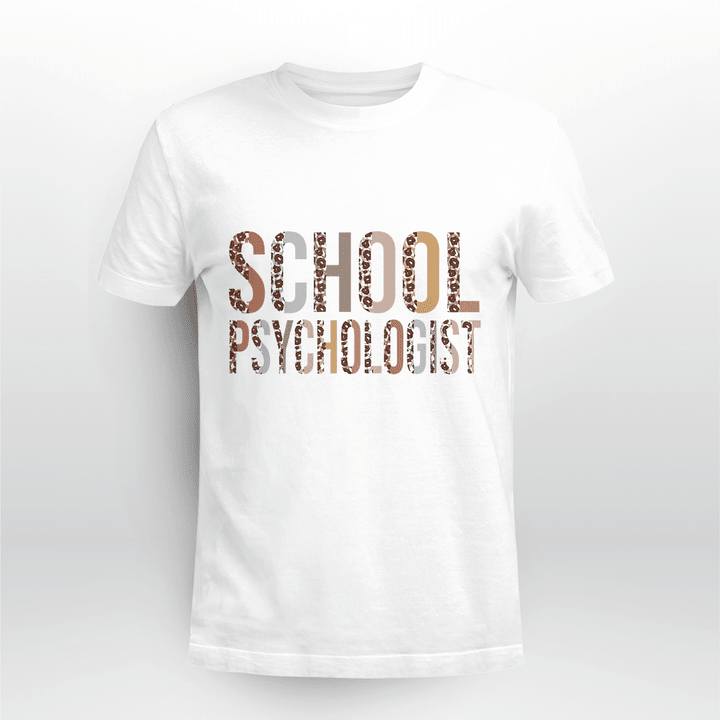 School Psychologist Classic T-Shirt Leopard