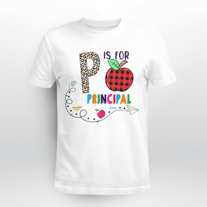 Principal T-shirt P Is For Principal 2
