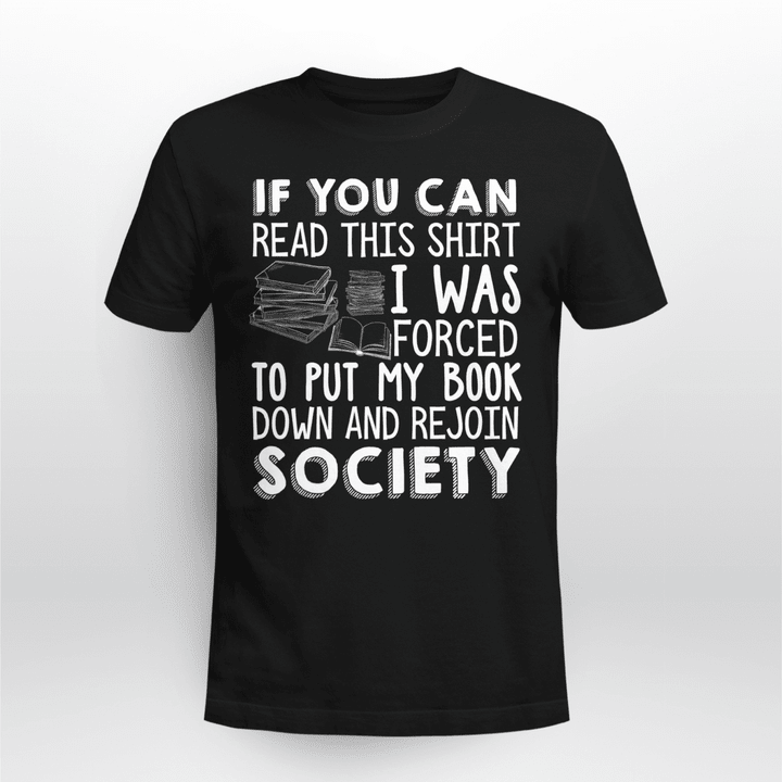 Reading T-Shirt G If You Can Read This