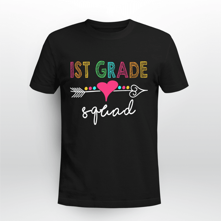 Grade Teacher Classic T-shirt 1st Grade Squad V2