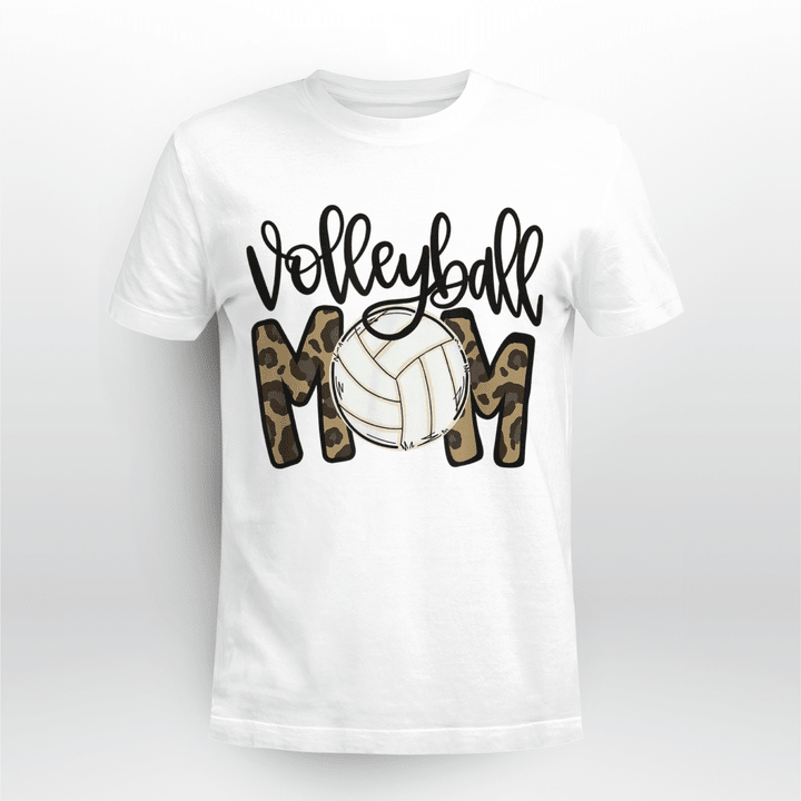 Volleyball T-Shirt Camo Mom