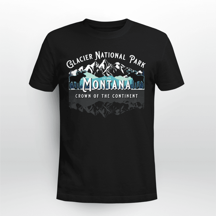 Camping Classic T-shirt Glacier National Park Montana