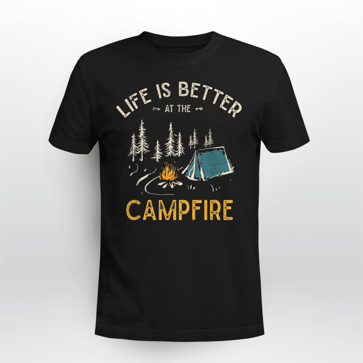 Camping Classic T-shirt Life Is Better At The Campfire