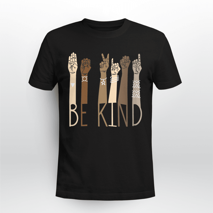 Sign language Classic T-shirt Be Kind