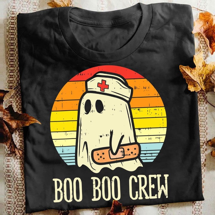 Nurse T-shirt Boo Boo Crew Vintage