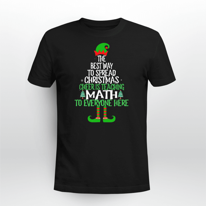 Math Teacher Christmas Classic T-shirt The Best Way