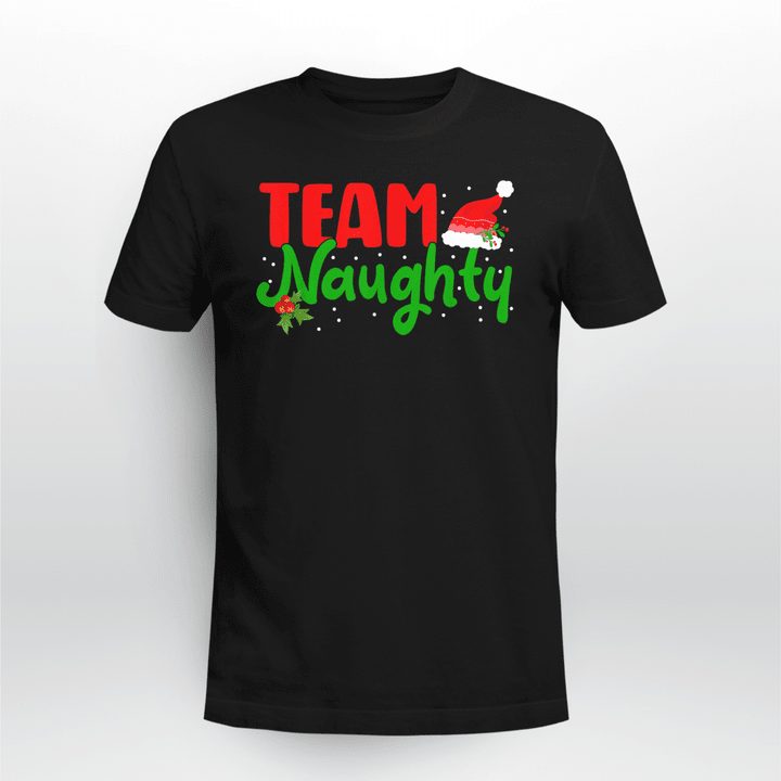 Christmas Spirit Classic T-shirt Team Naughty