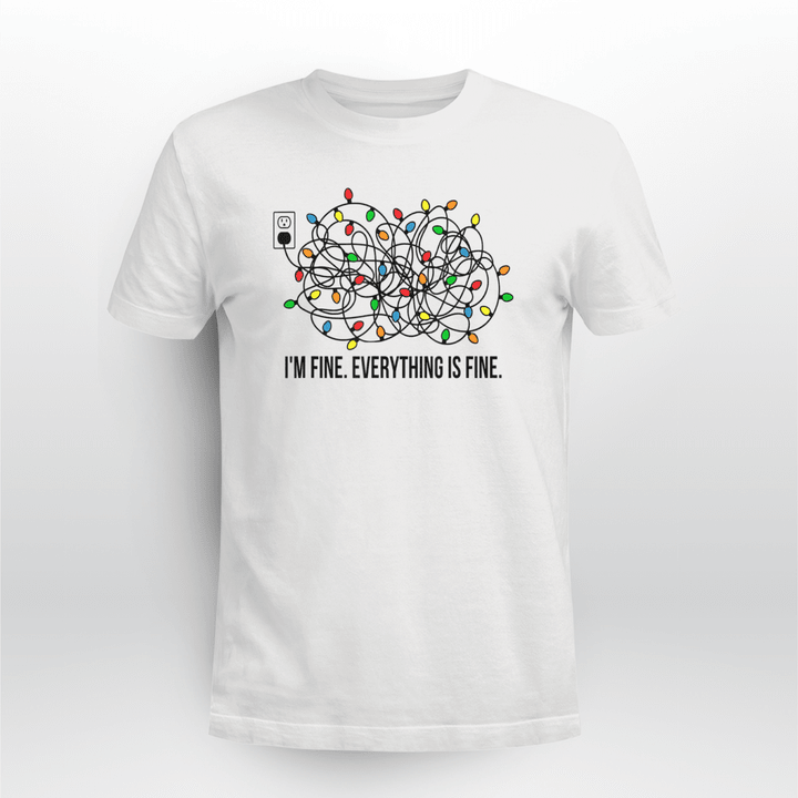 Christmas Spirit Classic T-shirt Everything Is Fine
