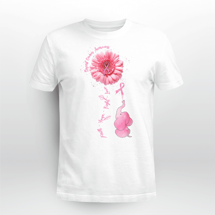 Breast Cancer T-shirt Love