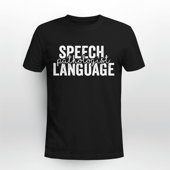 Speech Language Pathologist Unisex T-shirt SLP White