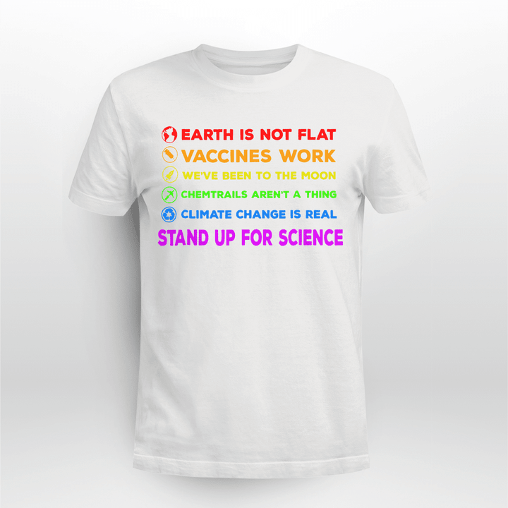 Nurse T-shirt Stand Up For Science