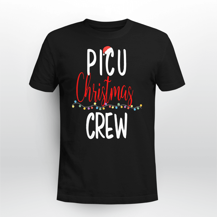 Nurse T-shirt Picu Nurse Christmas