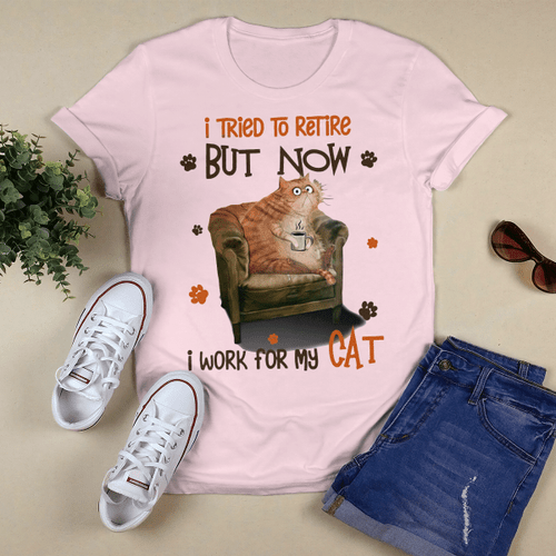 Cat Easybears™Classic T-shirt Now I Work For My Cat