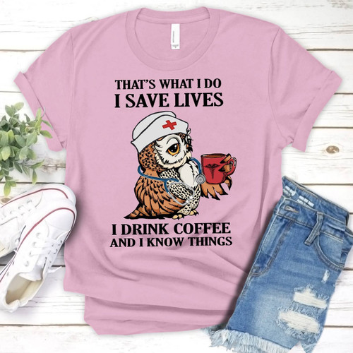 Nurse Easybears™Classic T-shirt Save Lives Coffee Know Things