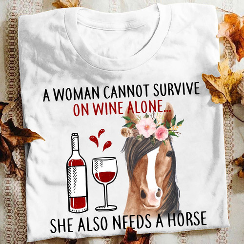 Horse Easybears™Classic T-shirt Horse n Wine
