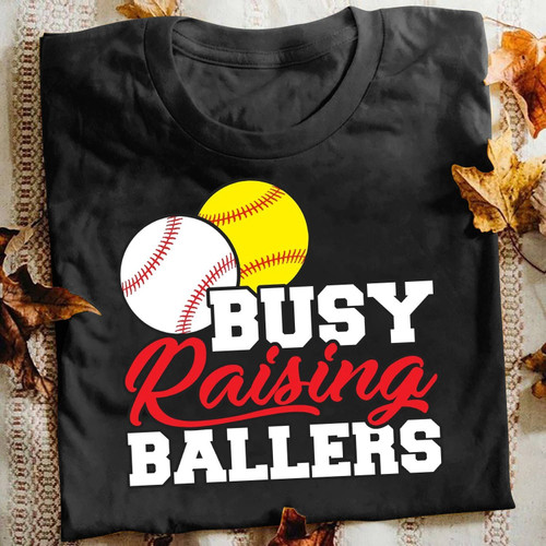 Softball Easybears™Classic T-shirt Busy Raising Ballers