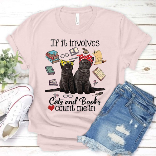 Reading Easybears™Classic T-shirt Cats And Books