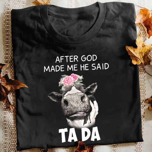 Cow Easybears™Classic T-shirt God Made Me