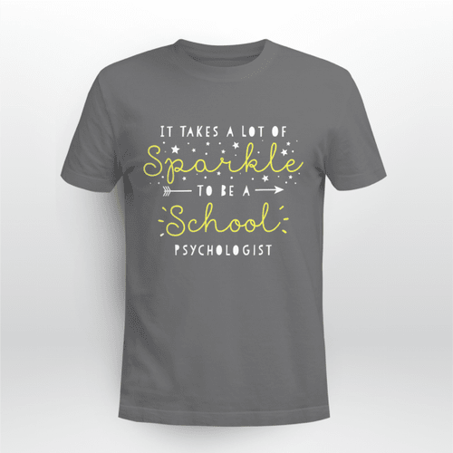 School Psychologist Easybears™Classic T-shirt A Lot Of Sparkle