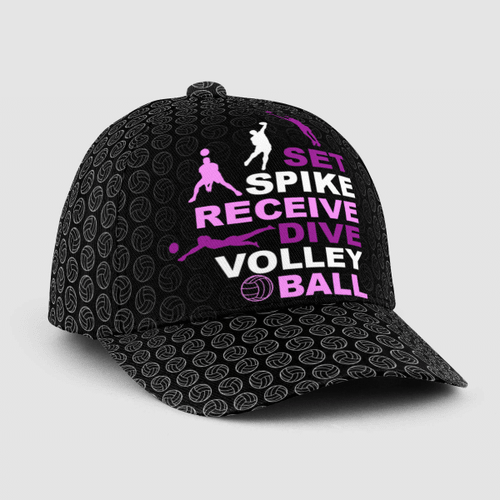 Volleyball Cap Set Spike Receive Dive