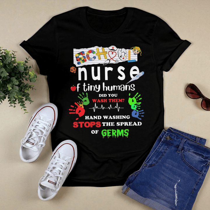 School Nurse Easybears™Classic T-shirt Stop The Spread Of Germs