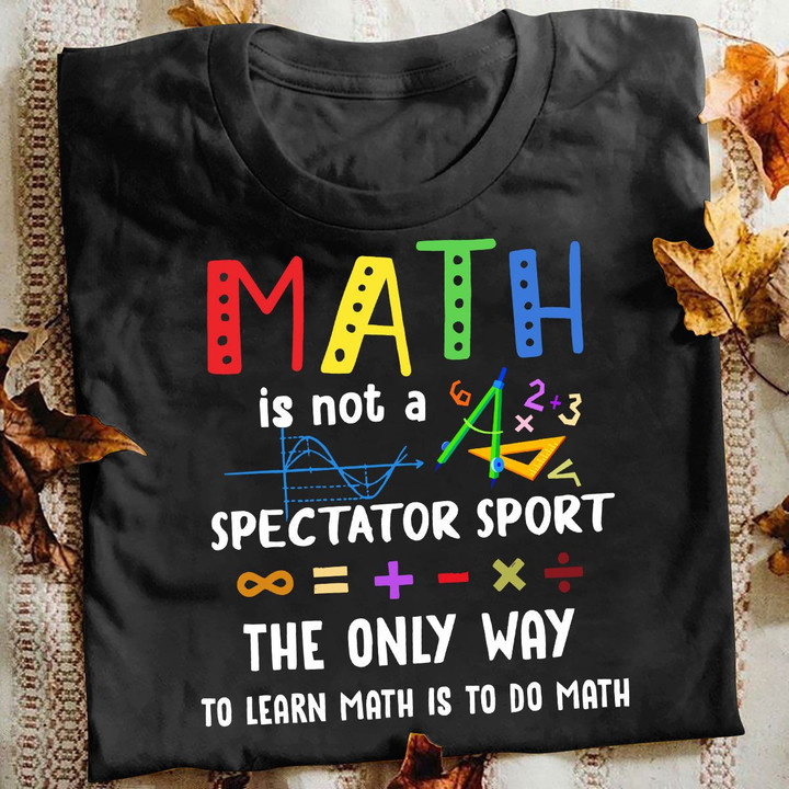Math Teacher T-shirt Amazing Learning Math