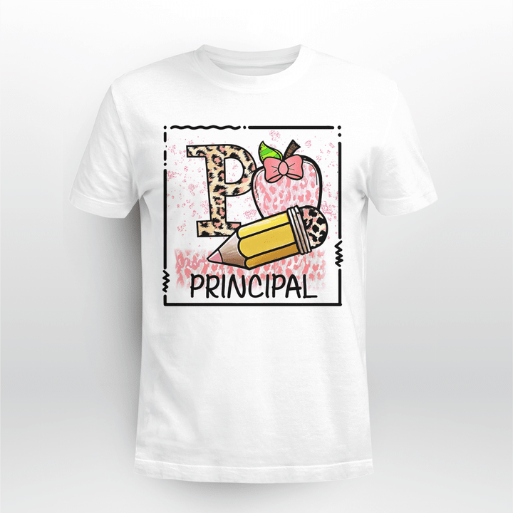 Principal T-shirt Pink Leopard
