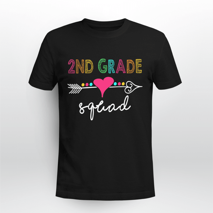 Grade Teacher Classic T-shirt 2nd Grade Squad V2
