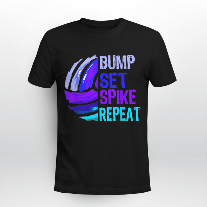 Volleyball T-Shirt Bump Set Spike