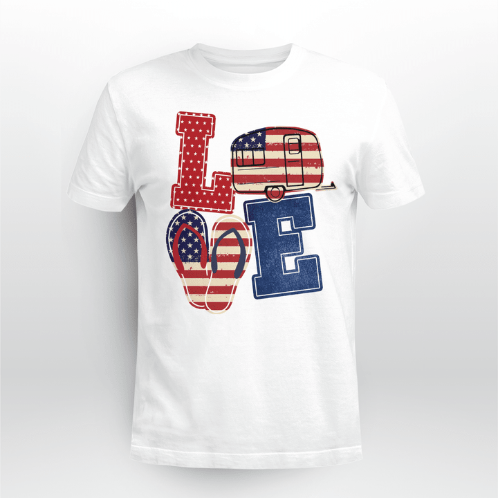 Camping Classic T-shirt Love America