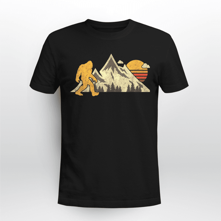 Camping Classic T-shirt Bigfoot Mountain Sun