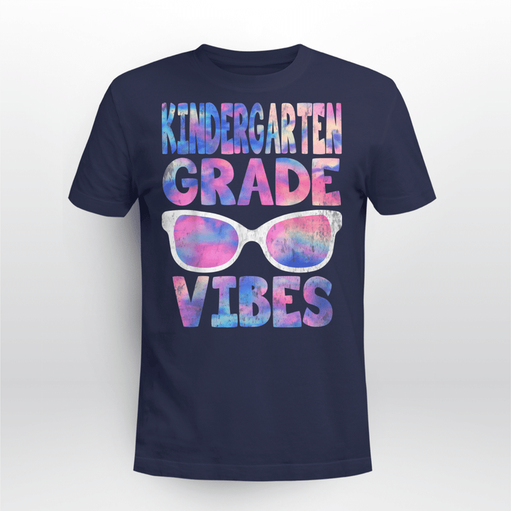 Grade Teacher T-Shirt Galaxy Kindergarten Vibes