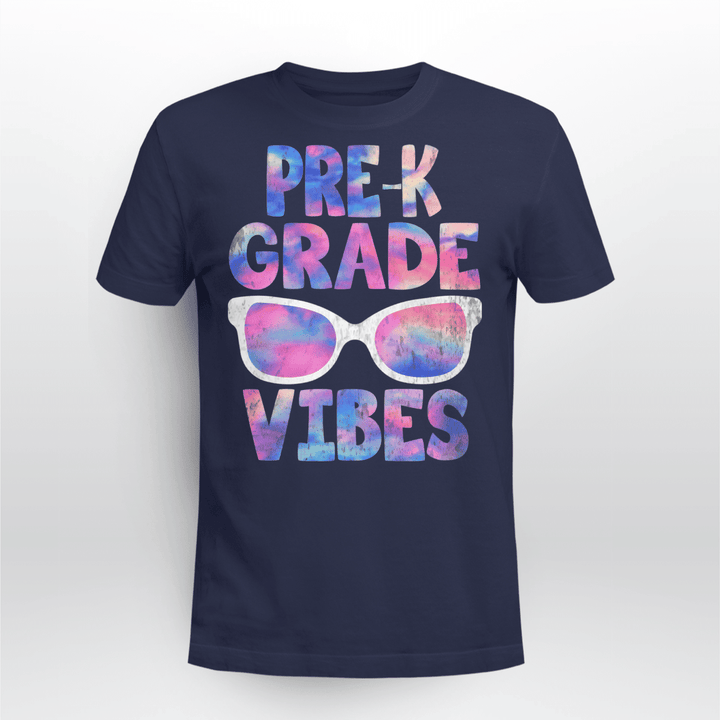 Grade Teacher T-Shirt Galaxy Pre-K Vibes