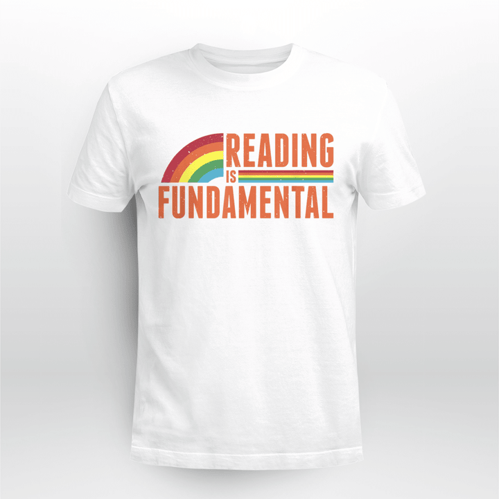 Fundamental Reading Geeky Bookworm Poetry Lover Literature T-Shirt