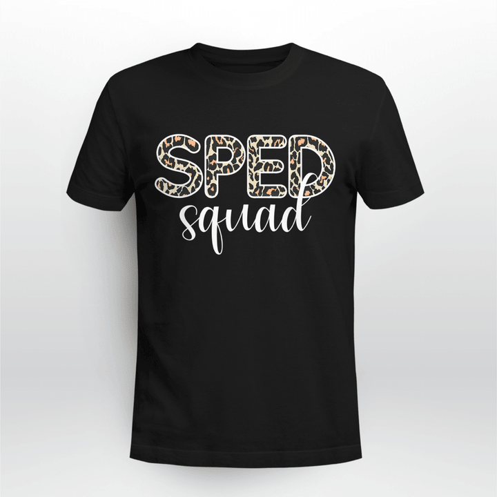 Sped Teacher Classic T-shirt Sped Squad Cheetah