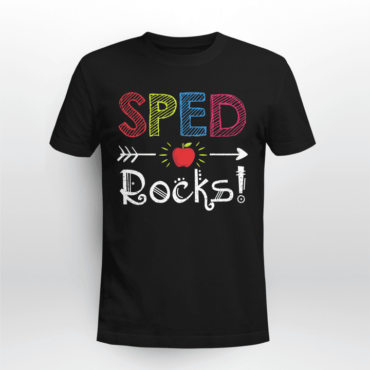 Sped Teacher Classic T-shirt Sped Rocks