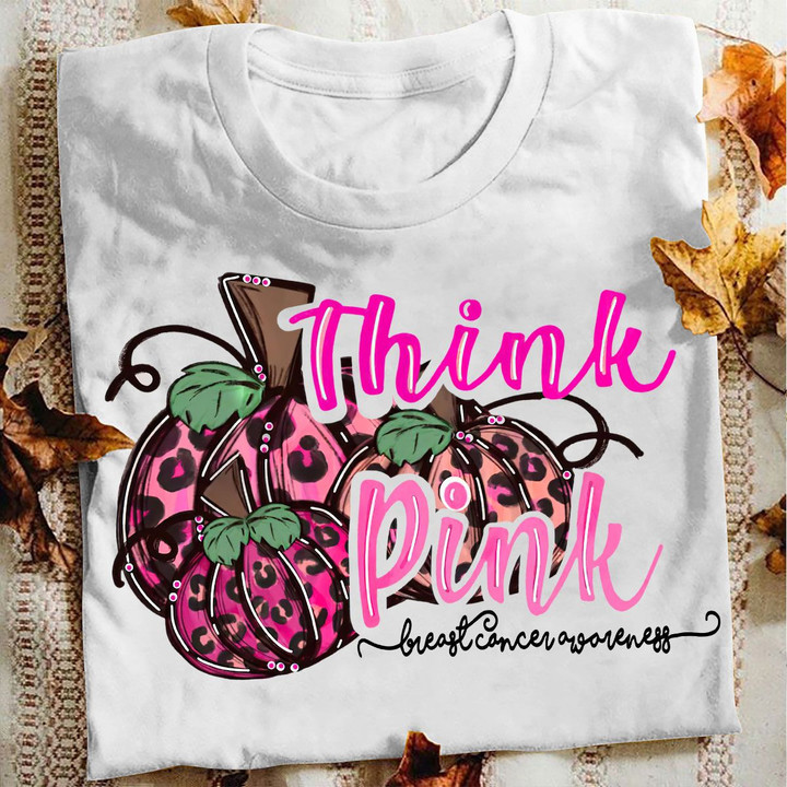 Breast Cancer T-shirt Think Pink