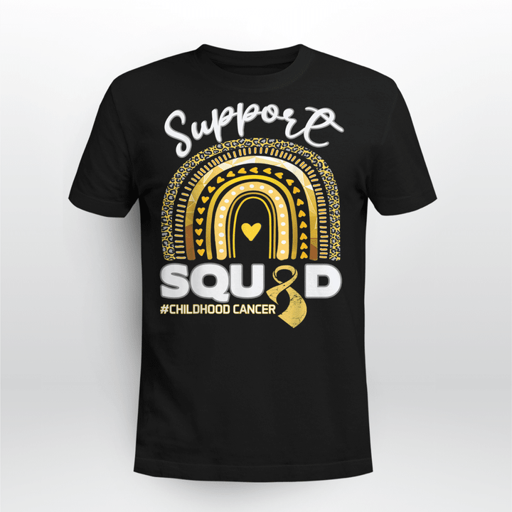 Childhood Cancer Classic T-shirt Support Squad